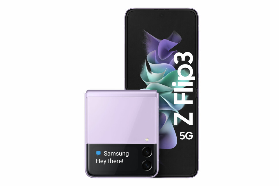 Samsung Galaxy Z Flip 3 er kåret til «Årets mobil 2021/2022». Foto: Samsung