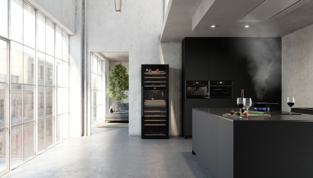 Askos Wine Climate Cabinet er en del av selskapets Elements-serie. Foto: Asko Askos Wine Climate Cabinet er en del av selskapets Elements-serie. Foto: Asko