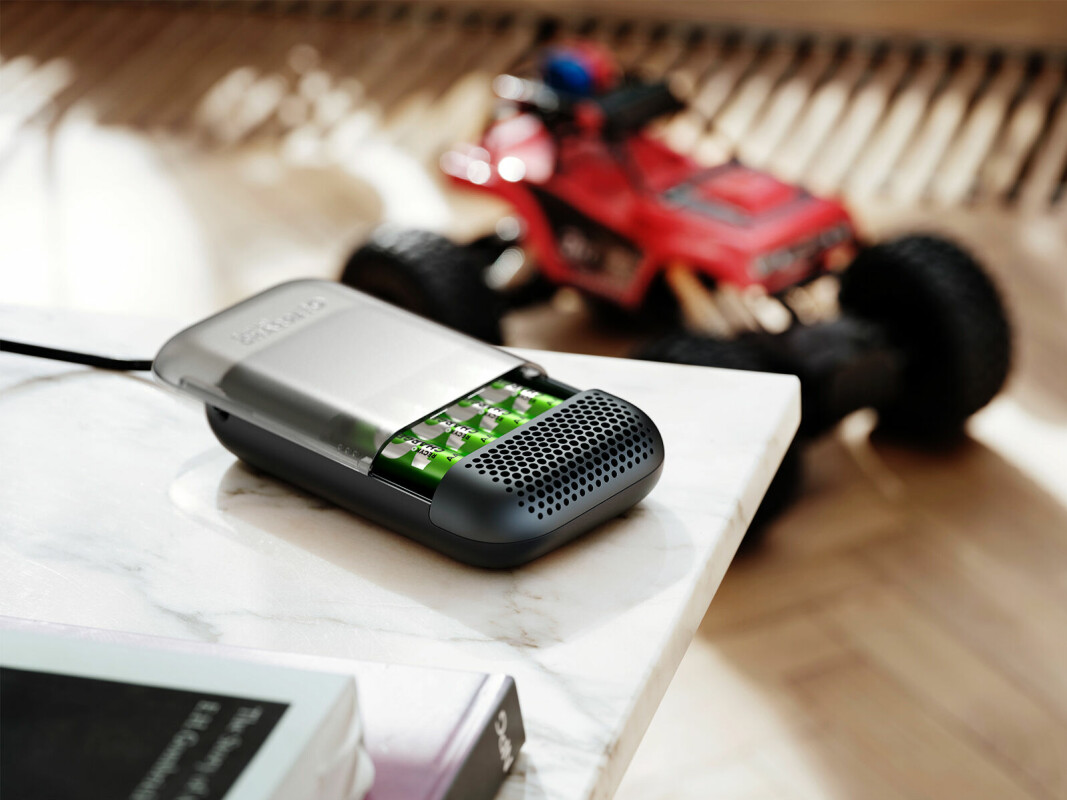 ReCyko Charge 10 Ultra-Fast Charger ble lansert 2. november, og skal lade fire ReCyko Charge 10 AA 1700mAh batterier på bare 10 minutter. Foto: GP Batteries