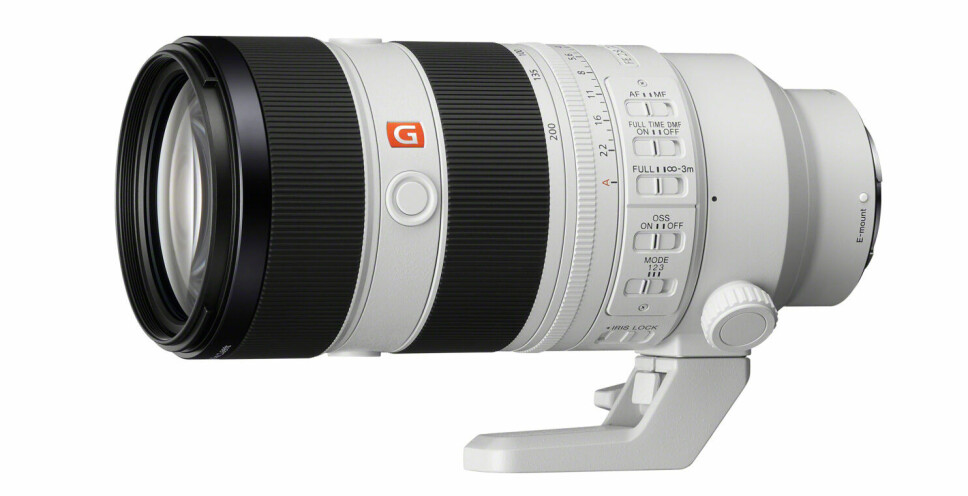 Sony FE 70-200mm F2,8 GM OSS II. Foto: Sony