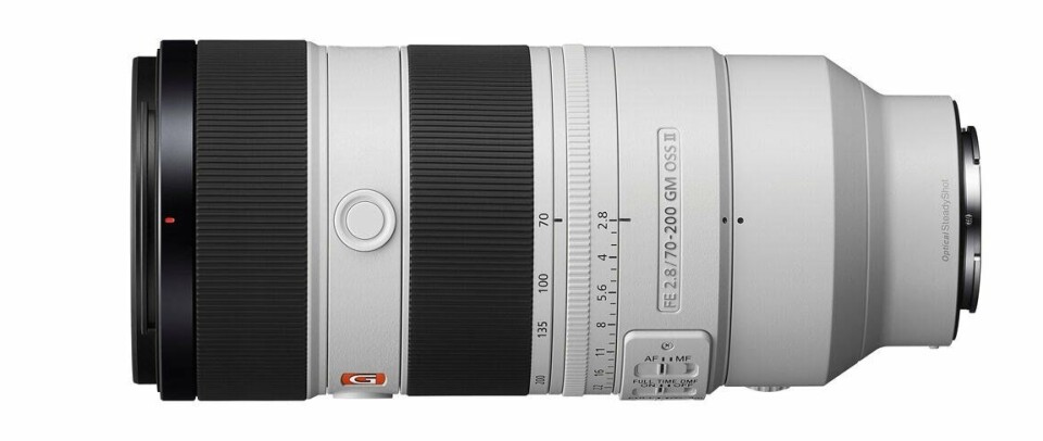 Sony FE 70-200mm F2,8 GM OSS II. Foto: Sony