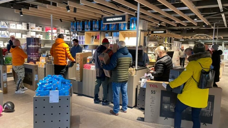 BRANSJEØKNING DE SORTE DAGENE