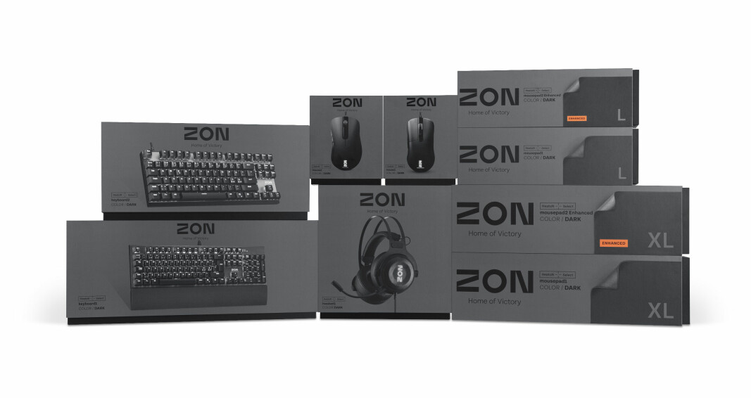 Produktene i serien ZON - Home of Victory kommer i hvitt og sort. Foto: NetOnNet
