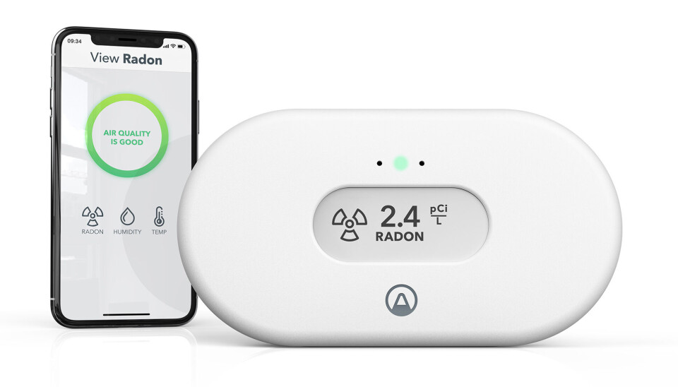 Airthings View Radon. Foto: Airthings