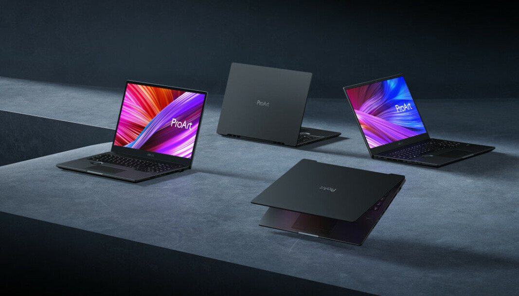 Asus ProArt Studiobook 16 Oled og Pro 16 Oled. Foto: Asus Asus ProArt Studiobook 16 Oled og Pro 16 Oled. Foto: Asus