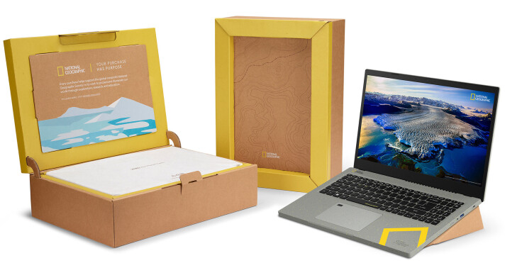 Acers nye Vero-serie skal være grønnere i både drift og materialvalg. Foto: Acer Acers nye Vero-serie skal være grønnere i både drift og materialvalg. Foto: Acer