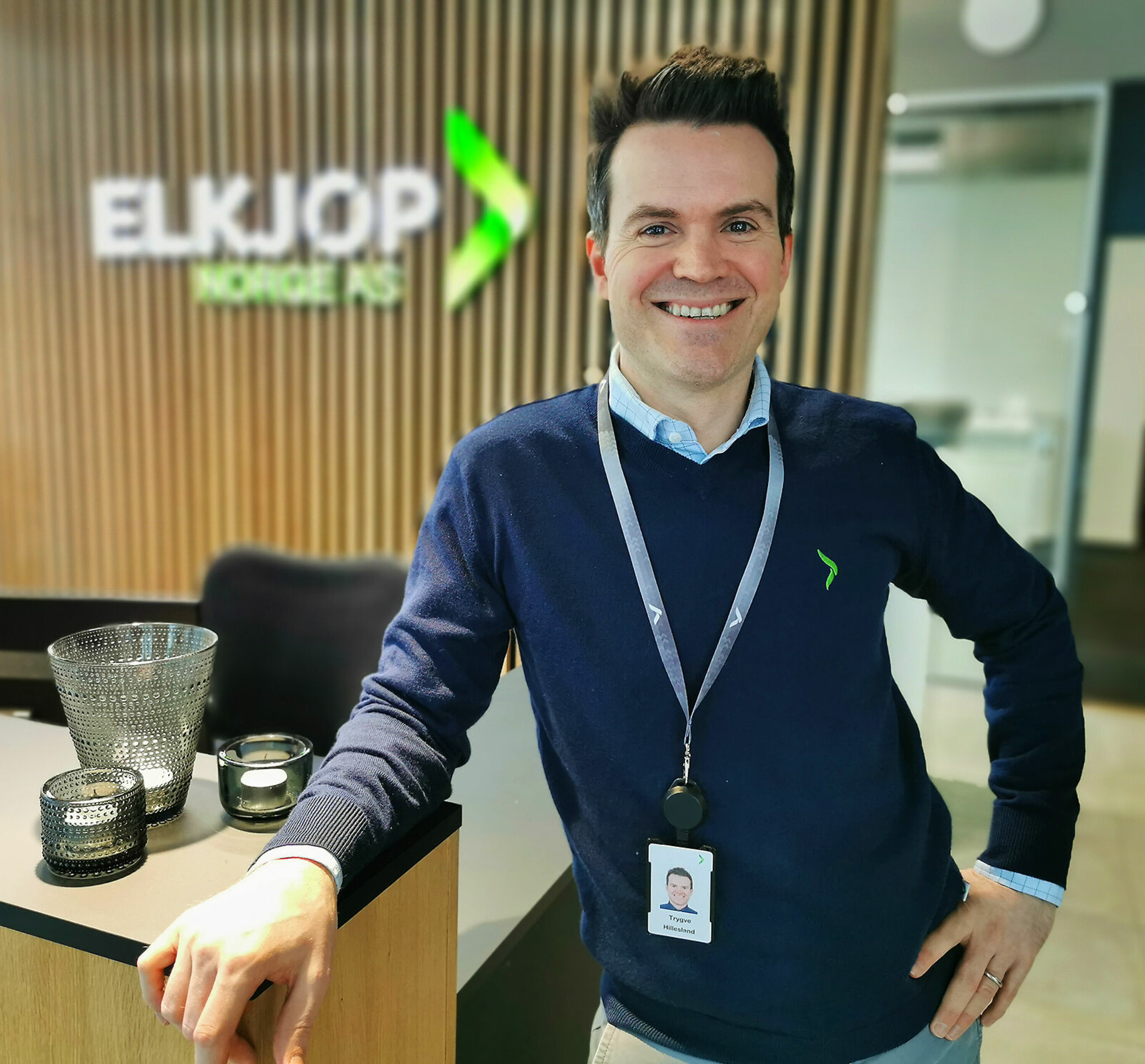 Trygve Hillesland tok over som adm. direktør i Elkjøp Norge i september 2021. Foto: Stian Sønsteng
