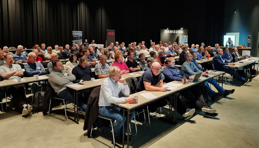 Hvitevaredagene samlet over 120 deltakere. Foto: Jan Røsholm Hvitevaredagene samlet over 120 deltakere. Foto: Jan Røsholm