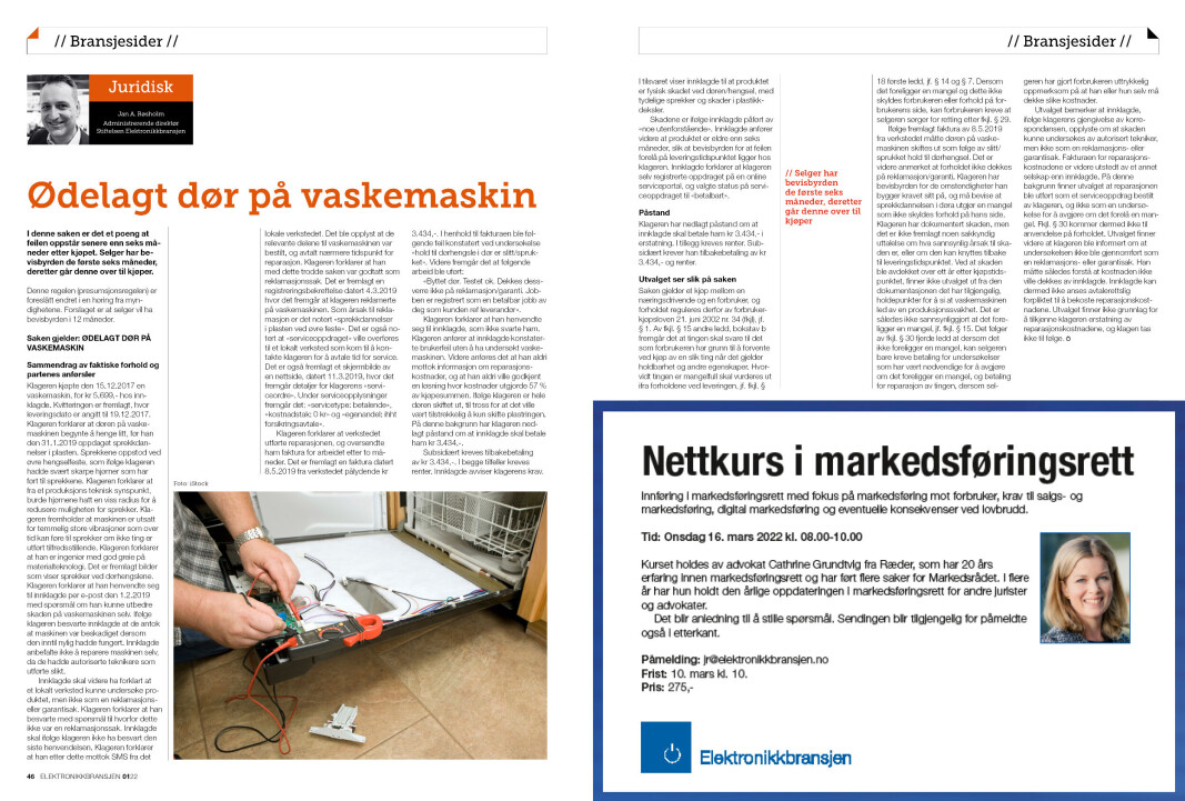 Artikkelen er tidligere publisert i papirutgaven av fagbladet Elektronikkbransjen nr. 1/2022, som ble distribuert 22. februar. <a target="_blank" href="https://www.mypaper.se/html5/customer/248/13445/?page=46" aria-label="">Her kan du lese artikkelen</a> og bla gjennom digitalutgaven av bladet. Du kan lese alle utgaver av bladet digitalt, fra og med nr. 1/1937, på <a target="_blank" href="https://www.elektronikkbransjen.no/historiskarkiv" aria-label="">elektronikkbransjen.no/historiskarkiv</a>. Artikkelen er tidligere publisert i papirutgaven av fagbladet Elektronikkbransjen nr. 1/2022, som ble distribuert 22. februar. <a target="_blank" href="https://www.mypaper.se/html5/customer/248/13445/?page=46" aria-label="">Her kan du lese artikkelen</a> og bla gjennom digitalutgaven av bladet. Du kan lese alle utgaver av bladet digitalt, fra og med nr. 1/1937, på <a target="_blank" href="https://www.elektronikkbransjen.no/historiskarkiv" aria-label="">elektronikkbransjen.no/historiskarkiv</a>.
