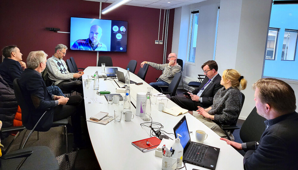 Forbrukerrådet var vertskap for møtet om moms, mens representanter for de andre organisasjonene deltok både fysisk og digital. Foto: Marte Ottemo