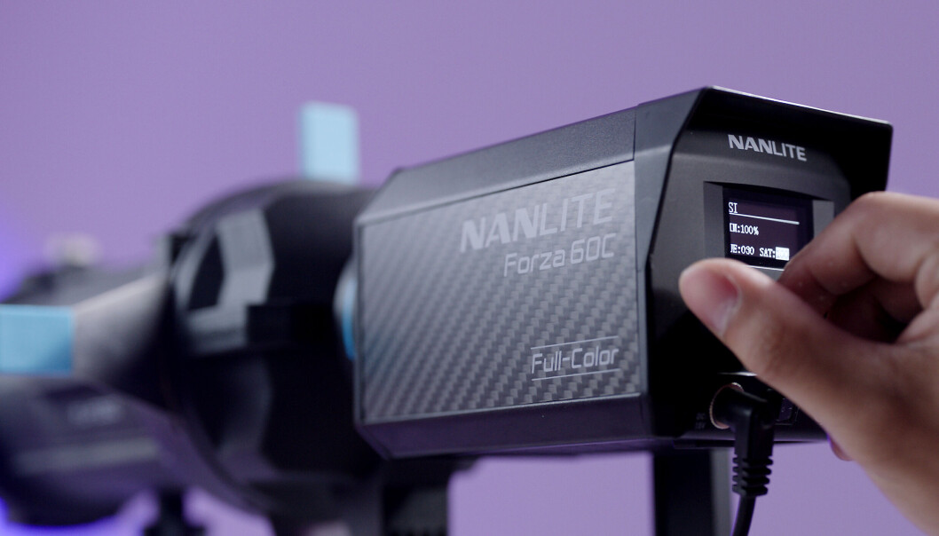 Nanlite Forza 60C. Foto: Focus Nordic Nanlite Forza 60C. Foto: Focus Nordic