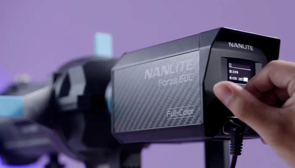 Nanlite Forza 60C. Foto: Focus Nordic Nanlite Forza 60C. Foto: Focus Nordic
