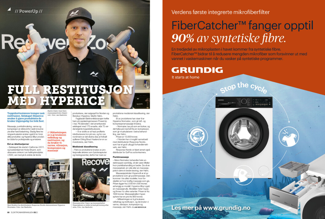 Artikkelen er tidligere publisert i papirutgaven av fagbladet Elektronikkbransjen nr. 3/2022, som ble distribuert 21. juni. <a target="_blank" href="https://www.mypaper.se/html5/customer/248/13547/?page=80" aria-label="">Her kan du lese artikkelen</a> og bla gjennom digitalutgaven av bladet. Du kan lese alle utgaver av bladet digitalt, fra og med nr. 1/1937, på <a target="_blank" href="https://www.elektronikkbransjen.no/historiskarkiv" aria-label="">elektronikkbransjen.no/historiskarkiv</a>. Artikkelen er tidligere publisert i papirutgaven av fagbladet Elektronikkbransjen nr. 3/2022, som ble distribuert 21. juni. <a target="_blank" href="https://www.mypaper.se/html5/customer/248/13547/?page=80" aria-label="">Her kan du lese artikkelen</a> og bla gjennom digitalutgaven av bladet. Du kan lese alle utgaver av bladet digitalt, fra og med nr. 1/1937, på <a target="_blank" href="https://www.elektronikkbransjen.no/historiskarkiv" aria-label="">elektronikkbransjen.no/historiskarkiv</a>.