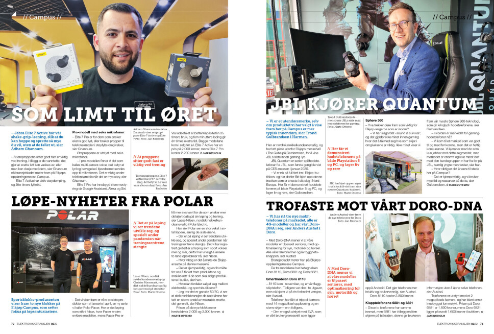 Artikkelen er tidligere publisert i papirutgaven av fagbladet Elektronikkbransjen nr. 3/2022, som ble distribuert 21. juni. Her kan du lese artikkelen og bla gjennom digitalutgaven av bladet. Du kan lese alle utgaver av bladet digitalt, fra og med nr. 1/1937, på elektronikkbransjen.no/historiskarkiv.