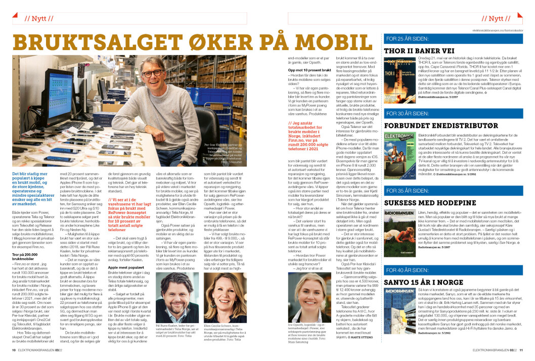 Artikkelen er tidligere publisert i papirutgaven av fagbladet Elektronikkbransjen nr. 3/2022, som ble distribuert 21. juni. <a target="_blank" href="https://www.mypaper.se/html5/customer/248/13547/?page=10" aria-label="">Her kan du lese artikkelen</a> og bla gjennom digitalutgaven av bladet. Du kan lese alle utgaver av bladet digitalt, fra og med nr. 1/1937, på <a target="_blank" href="https://www.elektronikkbransjen.no/historiskarkiv" aria-label="">elektronikkbransjen.no/historiskarkiv</a>. Artikkelen er tidligere publisert i papirutgaven av fagbladet Elektronikkbransjen nr. 3/2022, som ble distribuert 21. juni. <a target="_blank" href="https://www.mypaper.se/html5/customer/248/13547/?page=10" aria-label="">Her kan du lese artikkelen</a> og bla gjennom digitalutgaven av bladet. Du kan lese alle utgaver av bladet digitalt, fra og med nr. 1/1937, på <a target="_blank" href="https://www.elektronikkbransjen.no/historiskarkiv" aria-label="">elektronikkbransjen.no/historiskarkiv</a>.