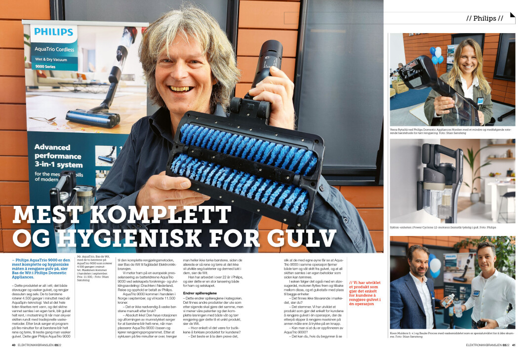 Artikkelen er tidligere publisert i papirutgaven av fagbladet Elektronikkbransjen nr. 3/2022, som ble distribuert 21. juni. <a target="_blank" href="https://www.mypaper.se/html5/customer/248/13547/?page=40" aria-label="">Her kan du lese artikkelen</a> og bla gjennom digitalutgaven av bladet. Du kan lese alle utgaver av bladet digitalt, fra og med nr. 1/1937, på <a target="_blank" href="https://www.elektronikkbransjen.no/historiskarkiv" aria-label="">elektronikkbransjen.no/historiskarkiv</a>. Artikkelen er tidligere publisert i papirutgaven av fagbladet Elektronikkbransjen nr. 3/2022, som ble distribuert 21. juni. <a target="_blank" href="https://www.mypaper.se/html5/customer/248/13547/?page=40" aria-label="">Her kan du lese artikkelen</a> og bla gjennom digitalutgaven av bladet. Du kan lese alle utgaver av bladet digitalt, fra og med nr. 1/1937, på <a target="_blank" href="https://www.elektronikkbransjen.no/historiskarkiv" aria-label="">elektronikkbransjen.no/historiskarkiv</a>.