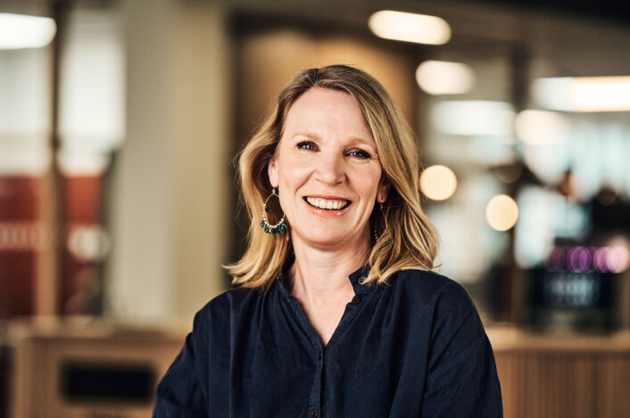 Ellen Cecilie Scheen, kommunikasjonsansvarlig i Telia Norge, ser på mulighetene for å utvide tilbudet til å gjelde også andre produkter. Foto: Telia