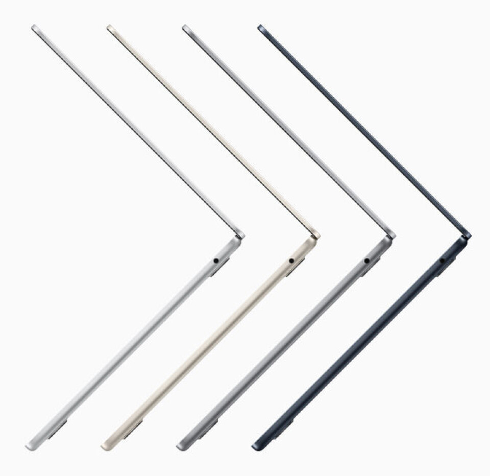 MacBook Air M2 (2022). Foto: Apple