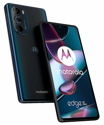 Motorola Edge 30 Pro er selskapets toppmodell, til en pris på rundt 7.000 kroner. Foto: Motorola