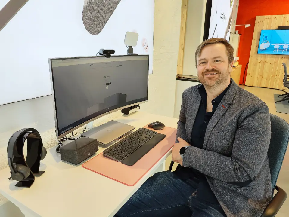 Henrik Staff er nordisk salgssjef for bedriftsmarkedet i Logitech. Foto: Stian Sønsteng Henrik Staff er nordisk salgssjef for bedriftsmarkedet i Logitech. Foto: Stian Sønsteng