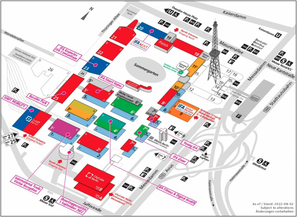 IFA 2022. Kart: Messe Berlin
