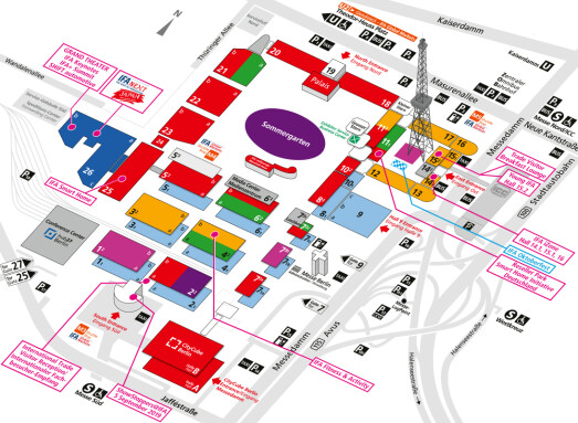 IFA 2019. Kart: Messe Berlin IFA 2019. Kart: Messe Berlin