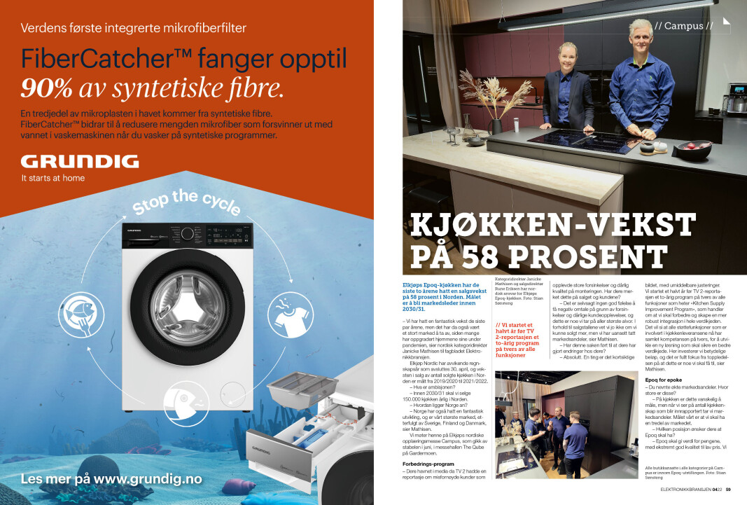 Artikkelen er tidligere publisert i papirutgaven av fagbladet Elektronikkbransjen nr. 4/2022, som ble distribuert 30. august. <a target="_blank" href="https://www.mypaper.se/html5/customer/248/13585/?page=58" aria-label="">Her kan du lese artikkelen</a> og bla gjennom digitalutgaven av bladet. Du kan lese alle utgaver av bladet digitalt, fra og med nr. 1/1937, på <a target="_blank" href="https://www.elektronikkbransjen.no/historiskarkiv" aria-label="">elektronikkbransjen.no/historiskarkiv</a>. Artikkelen er tidligere publisert i papirutgaven av fagbladet Elektronikkbransjen nr. 4/2022, som ble distribuert 30. august. <a target="_blank" href="https://www.mypaper.se/html5/customer/248/13585/?page=58" aria-label="">Her kan du lese artikkelen</a> og bla gjennom digitalutgaven av bladet. Du kan lese alle utgaver av bladet digitalt, fra og med nr. 1/1937, på <a target="_blank" href="https://www.elektronikkbransjen.no/historiskarkiv" aria-label="">elektronikkbransjen.no/historiskarkiv</a>.