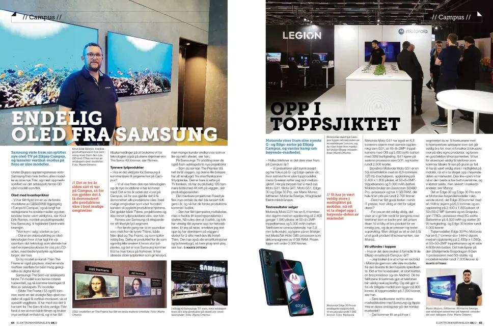 Artikkelen er tidligere publisert i papirutgaven av fagbladet Elektronikkbransjen nr. 4/2022, som ble distribuert 30. august. Her kan du lese artikkelen og bla gjennom digitalutgaven av bladet. Du kan lese alle utgaver av bladet digitalt, fra og med nr. 1/1937, på elektronikkbransjen.no/historiskarkiv. Artikkelen er tidligere publisert i papirutgaven av fagbladet Elektronikkbransjen nr. 4/2022, som ble distribuert 30. august. Her kan du lese artikkelen og bla gjennom digitalutgaven av bladet. Du kan lese alle utgaver av bladet digitalt, fra og med nr. 1/1937, på elektronikkbransjen.no/historiskarkiv.