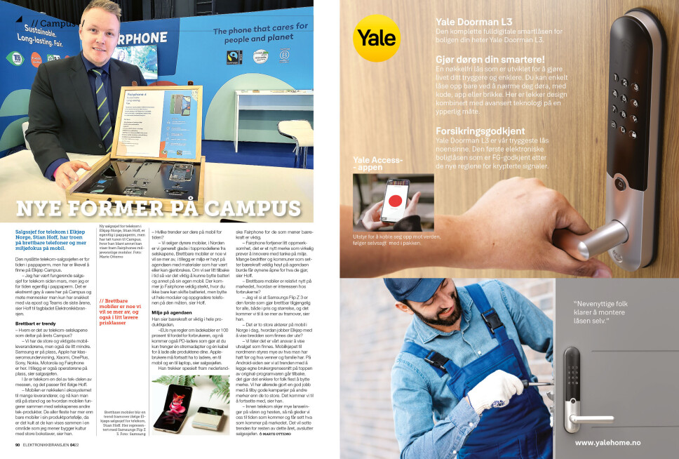 Artikkelen er tidligere publisert i papirutgaven av fagbladet Elektronikkbransjen nr. 4/2022, som ble distribuert 30. august. Her kan du lese artikkelen og bla gjennom digitalutgaven av bladet. Du kan lese alle utgaver av bladet digitalt, fra og med nr. 1/1937, på elektronikkbransjen.no/historiskarkiv.