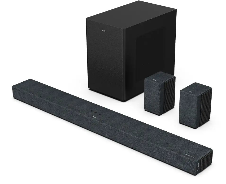Lydplanken TCL X937U har 7.1.4-kanaler og Ray-Danz-teknologi, med Dolby Atmos og DTS:X. Foto: TCL Lydplanken TCL X937U har 7.1.4-kanaler og Ray-Danz-teknologi, med Dolby Atmos og DTS:X. Foto: TCL