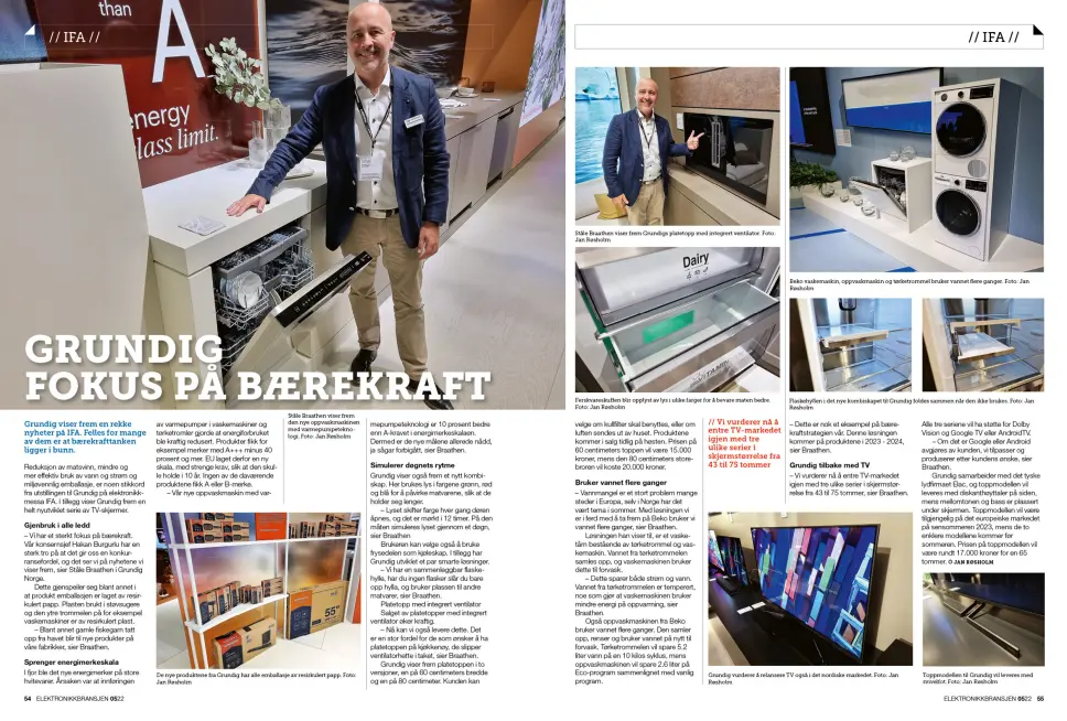 Artikkelen er tidligere publisert i papirutgaven av fagbladet Elektronikkbransjen nr. 5/2022, som ble distribuert 12. oktober. Her kan du lese artikkelen og bla gjennom digitalutgaven av bladet. Du kan lese alle utgaver av bladet digitalt, fra og med nr. 1/1937, på elektronikkbransjen.no/historiskarkiv. Artikkelen er tidligere publisert i papirutgaven av fagbladet Elektronikkbransjen nr. 5/2022, som ble distribuert 12. oktober. Her kan du lese artikkelen og bla gjennom digitalutgaven av bladet. Du kan lese alle utgaver av bladet digitalt, fra og med nr. 1/1937, på elektronikkbransjen.no/historiskarkiv.