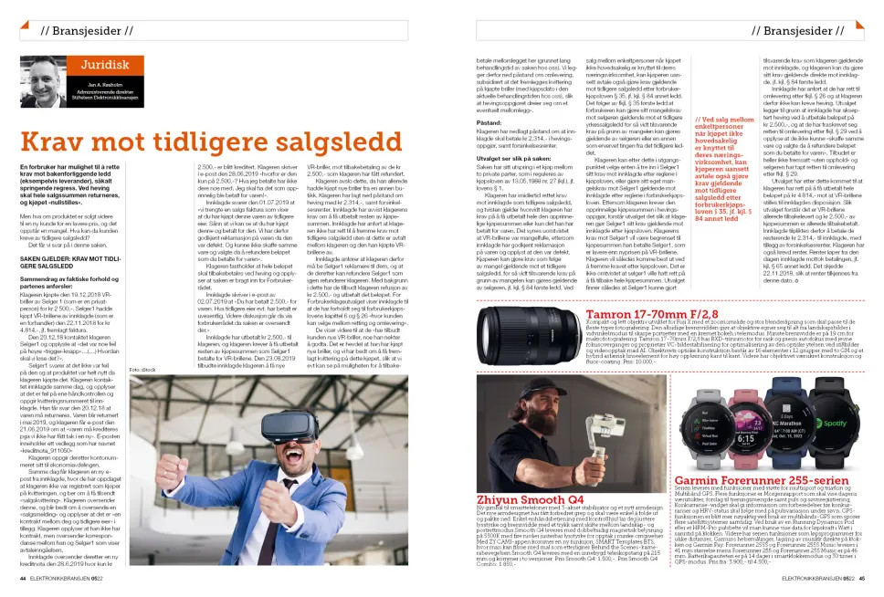 Artikkelen er tidligere publisert i papirutgaven av fagbladet Elektronikkbransjen nr. 5/2022, som ble distribuert 12. oktober. Her kan du lese artikkelen og bla gjennom digitalutgaven av bladet. Du kan lese alle utgaver av bladet digitalt, fra og med nr. 1/1937, på elektronikkbransjen.no/historiskarkiv. Artikkelen er tidligere publisert i papirutgaven av fagbladet Elektronikkbransjen nr. 5/2022, som ble distribuert 12. oktober. Her kan du lese artikkelen og bla gjennom digitalutgaven av bladet. Du kan lese alle utgaver av bladet digitalt, fra og med nr. 1/1937, på elektronikkbransjen.no/historiskarkiv.