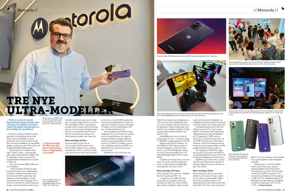 Artikkelen er tidligere publisert i papirutgaven av fagbladet Elektronikkbransjen nr. 5/2022, som ble distribuert 12. oktober. Her kan du lese artikkelen og bla gjennom digitalutgaven av bladet. Du kan lese alle utgaver av bladet digitalt, fra og med nr. 1/1937, på elektronikkbransjen.no/historiskarkiv. Artikkelen er tidligere publisert i papirutgaven av fagbladet Elektronikkbransjen nr. 5/2022, som ble distribuert 12. oktober. Her kan du lese artikkelen og bla gjennom digitalutgaven av bladet. Du kan lese alle utgaver av bladet digitalt, fra og med nr. 1/1937, på elektronikkbransjen.no/historiskarkiv.