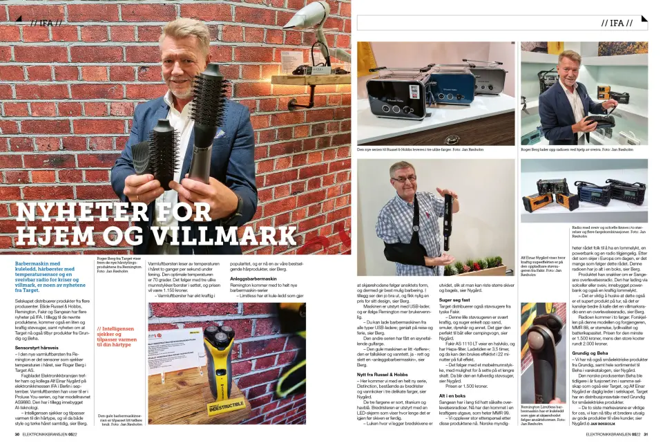 Artikkelen er tidligere publisert i papirutgaven av fagbladet Elektronikkbransjen nr. 5/2022, som ble distribuert 12. oktober. Her kan du lese artikkelen og bla gjennom digitalutgaven av bladet. Du kan lese alle utgaver av bladet digitalt, fra og med nr. 1/1937, på elektronikkbransjen.no/historiskarkiv. Artikkelen er tidligere publisert i papirutgaven av fagbladet Elektronikkbransjen nr. 5/2022, som ble distribuert 12. oktober. Her kan du lese artikkelen og bla gjennom digitalutgaven av bladet. Du kan lese alle utgaver av bladet digitalt, fra og med nr. 1/1937, på elektronikkbransjen.no/historiskarkiv.