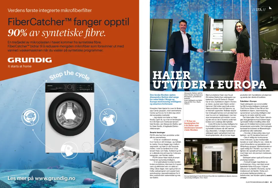 Artikkelen er tidligere publisert i papirutgaven av fagbladet Elektronikkbransjen nr. 5/2022, som ble distribuert 12. oktober. Her kan du lese artikkelen og bla gjennom digitalutgaven av bladet. Du kan lese alle utgaver av bladet digitalt, fra og med nr. 1/1937, på elektronikkbransjen.no/historiskarkiv. Artikkelen er tidligere publisert i papirutgaven av fagbladet Elektronikkbransjen nr. 5/2022, som ble distribuert 12. oktober. Her kan du lese artikkelen og bla gjennom digitalutgaven av bladet. Du kan lese alle utgaver av bladet digitalt, fra og med nr. 1/1937, på elektronikkbransjen.no/historiskarkiv.