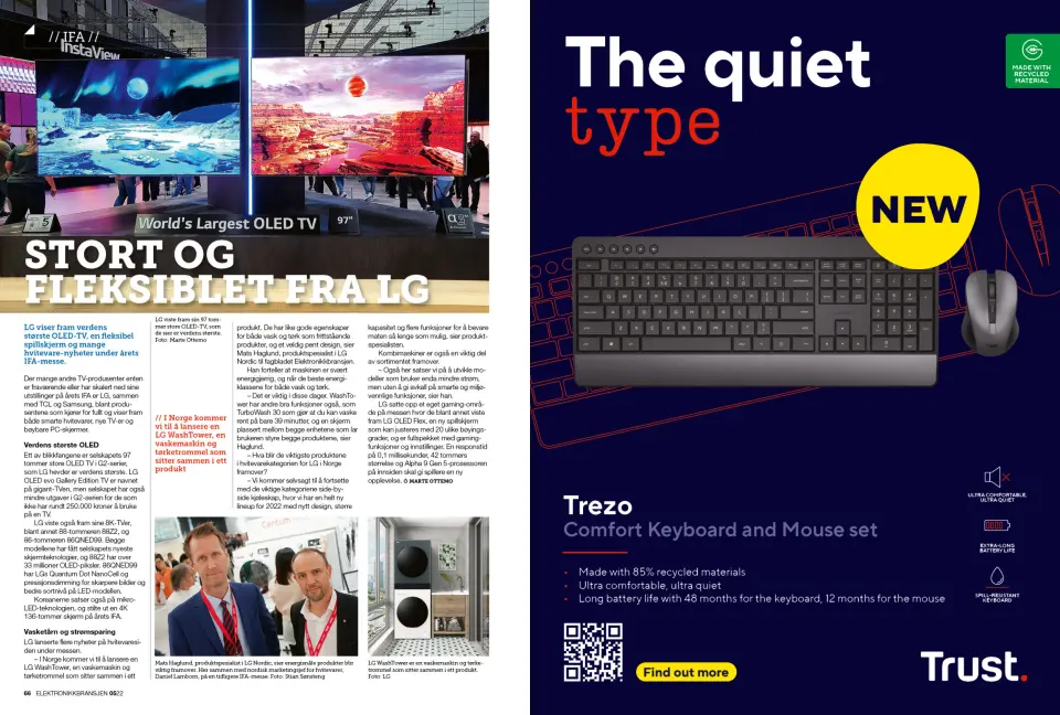 Artikkelen er tidligere publisert i papirutgaven av fagbladet Elektronikkbransjen nr. 5/2022, som ble distribuert 12. oktober. Her kan du lese artikkelen og bla gjennom digitalutgaven av bladet. Du kan lese alle utgaver av bladet digitalt, fra og med nr. 1/1937, på elektronikkbransjen.no/historiskarkiv. Artikkelen er tidligere publisert i papirutgaven av fagbladet Elektronikkbransjen nr. 5/2022, som ble distribuert 12. oktober. Her kan du lese artikkelen og bla gjennom digitalutgaven av bladet. Du kan lese alle utgaver av bladet digitalt, fra og med nr. 1/1937, på elektronikkbransjen.no/historiskarkiv.