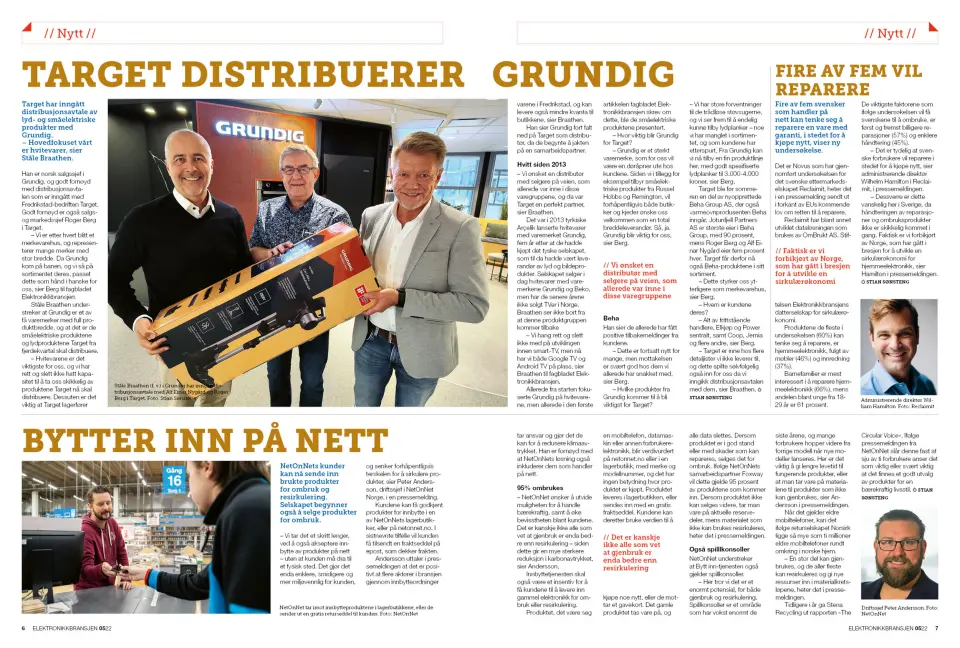 Artikkelen er tidligere publisert i papirutgaven av fagbladet Elektronikkbransjen nr. 5/2022, som ble distribuert 12. oktober. Her kan du lese artikkelen og bla gjennom digitalutgaven av bladet. Du kan lese alle utgaver av bladet digitalt, fra og med nr. 1/1937, på elektronikkbransjen.no/historiskarkiv. Artikkelen er tidligere publisert i papirutgaven av fagbladet Elektronikkbransjen nr. 5/2022, som ble distribuert 12. oktober. Her kan du lese artikkelen og bla gjennom digitalutgaven av bladet. Du kan lese alle utgaver av bladet digitalt, fra og med nr. 1/1937, på elektronikkbransjen.no/historiskarkiv.