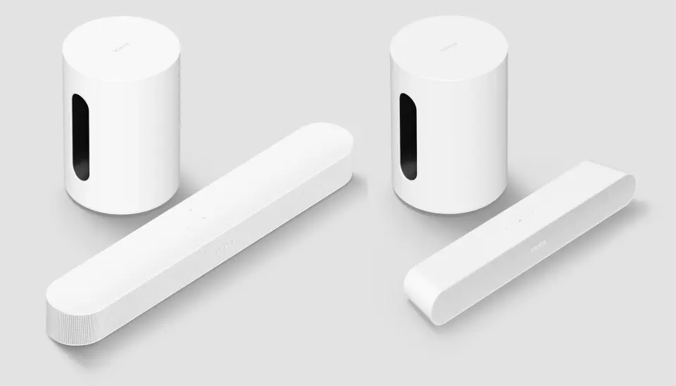 Sub Mini anbefales brukt sammen med lydplankene Beam og Ray. Foto: Sonos Sub Mini anbefales brukt sammen med lydplankene Beam og Ray. Foto: Sonos