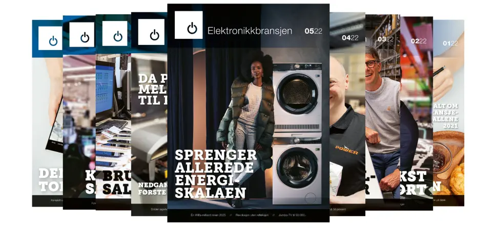 Fagbladet Elektronikkbransjen nr. 5/2022 blir distribuert denne uken. Fagbladet Elektronikkbransjen nr. 5/2022 blir distribuert denne uken.