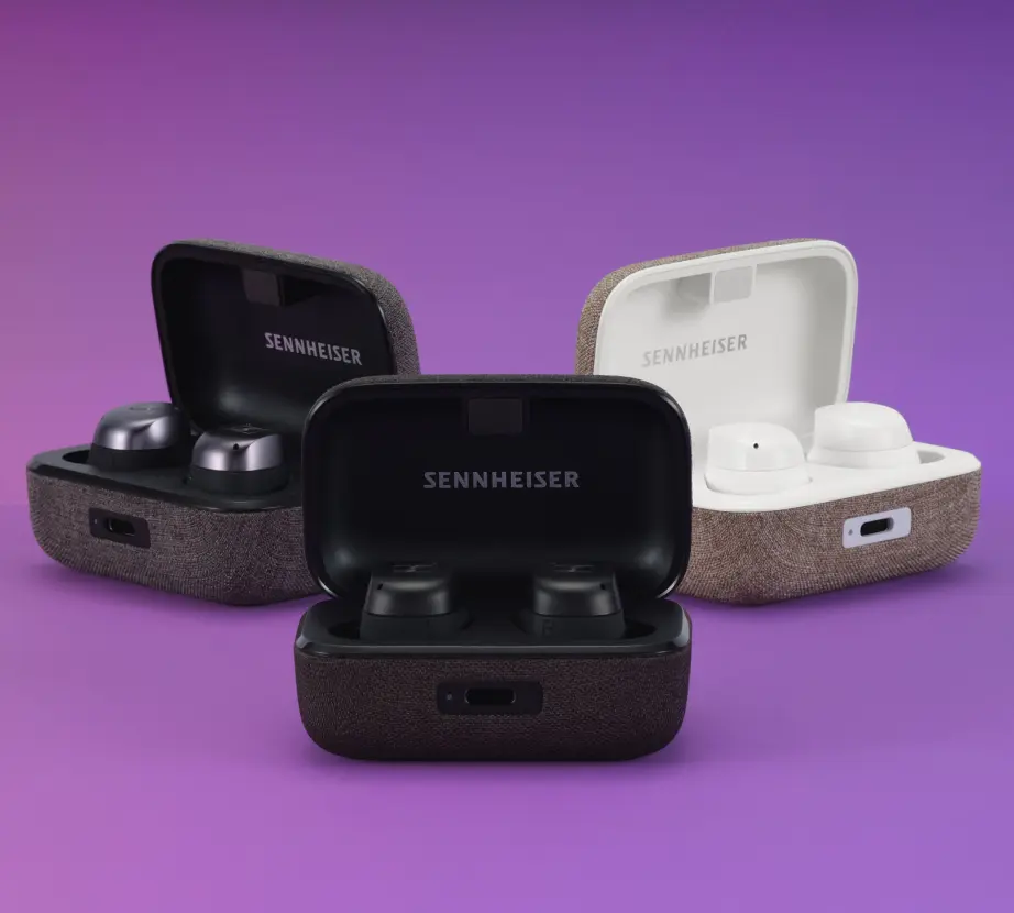 Sennheiser Momentum True Wireless 3 er kåret til «Årets hodetelefon 2022/2023». Foto: Sennheiser Sennheiser Momentum True Wireless 3 er kåret til «Årets hodetelefon 2022/2023». Foto: Sennheiser