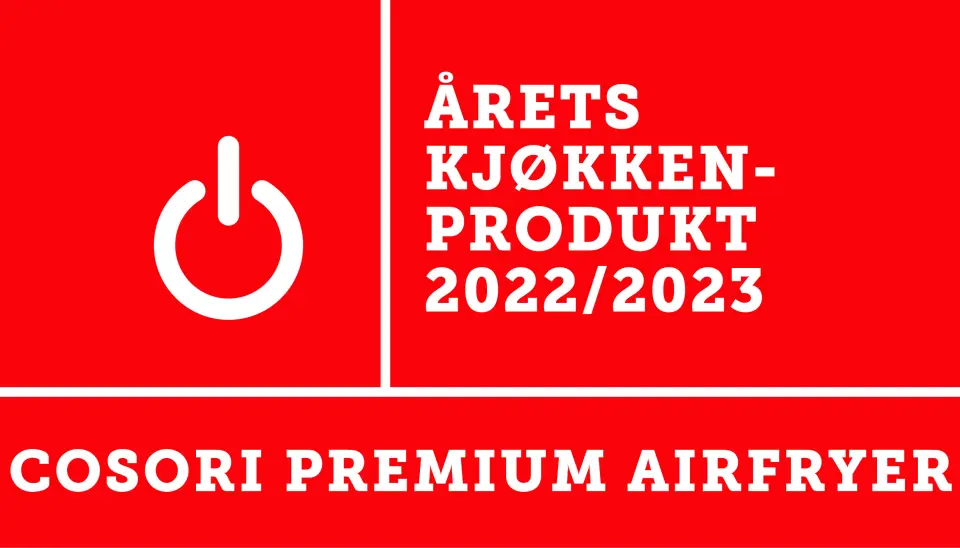 ÅRETS KJØKKENPRODUKT 2022/2023:
COSORI PREMIUM AIRFRYER