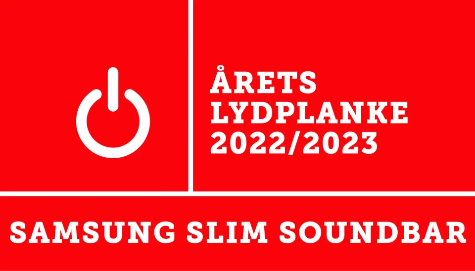 ÅRETS LYDPLANKE 2022/2023:
SAMSUNG SLIM SOUNDBAR