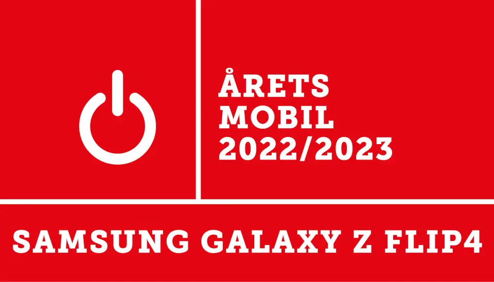 ÅRETS MOBIL 2022/2023:
SAMSUNG GALAXY Z FLIP4