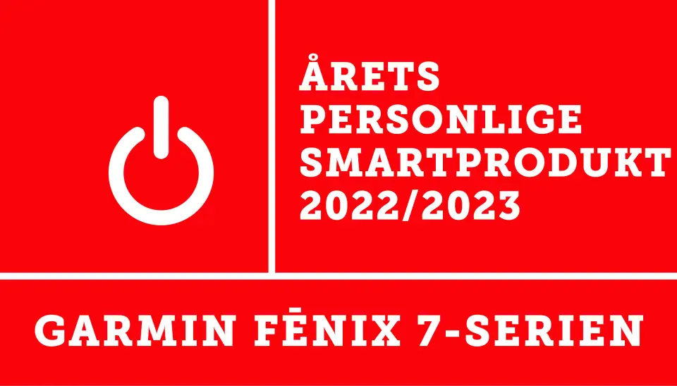 ÅRETS PERSONLIGE SMARTPRODUKT 2022/2023:
GARMIN FĒNIX 7-SERIEN
