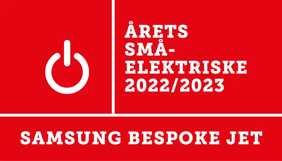 ÅRETS SMÅELEKTRISKE 2022/2023:
SAMSUNG BESPOKE JET