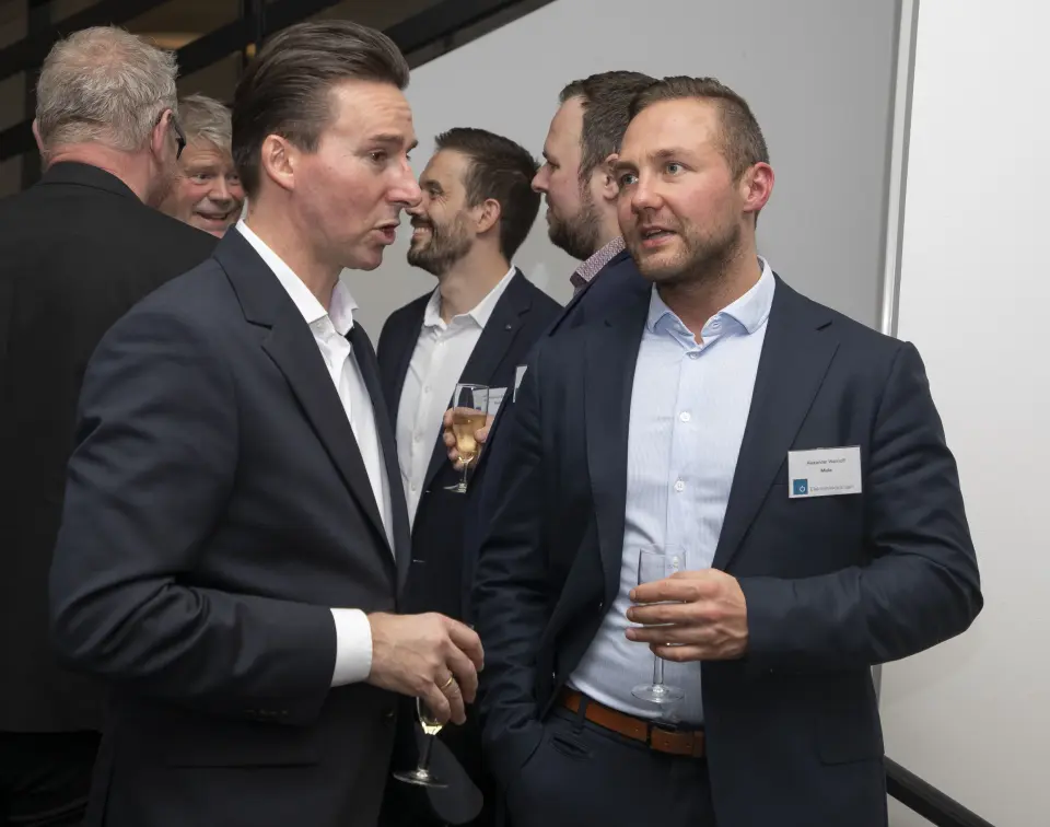 Ronny P. Andersen (Scilla, t. v.) og Alexander Wannoff (Miele). Foto: Tore Skaar