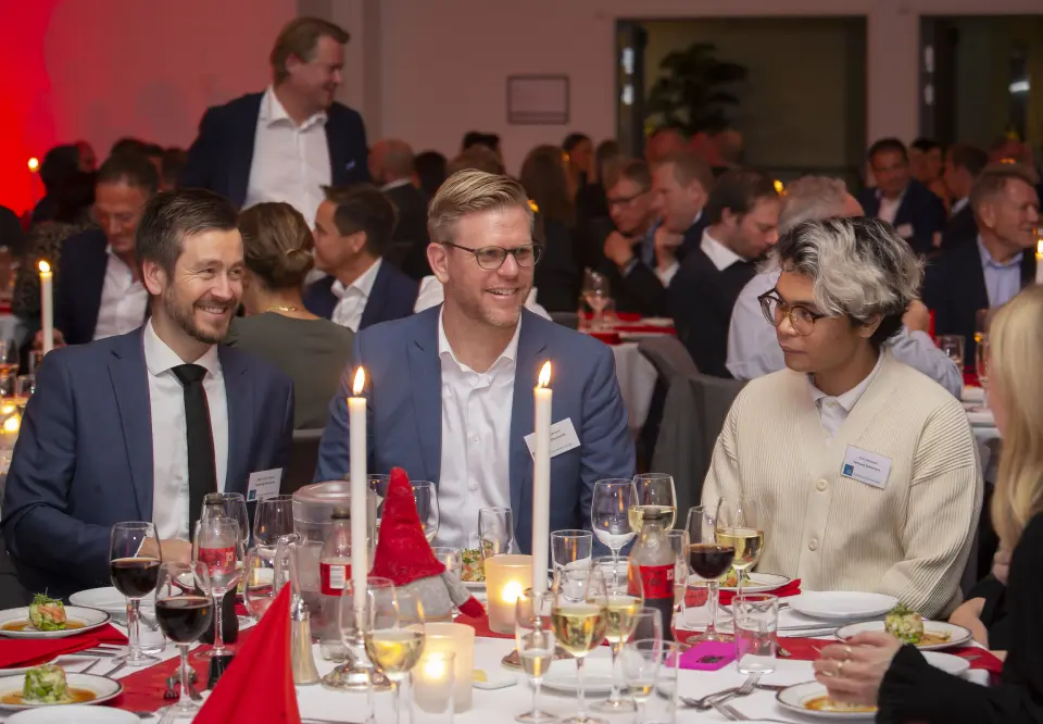 Tor Helge Kasin (f. v.), Anders Walmann og Simen Wensaas (alle Samsung). Foto: Tore Skaar