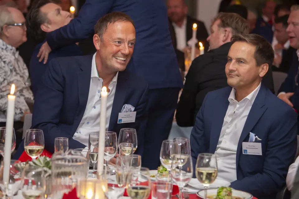 Even Amdal (t. v.) og Øivind Åsen (begge Samsung). Foto: Tore Skaar