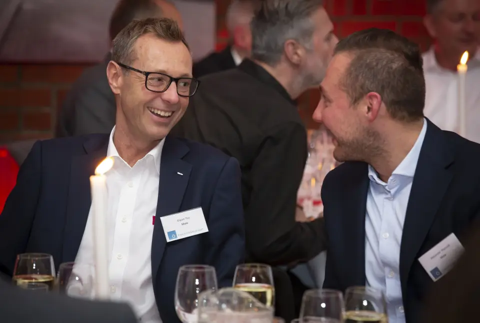 Espen Tho (t. v.) og Alexander Wannoff (begge Miele). Foto: Tore Skaar