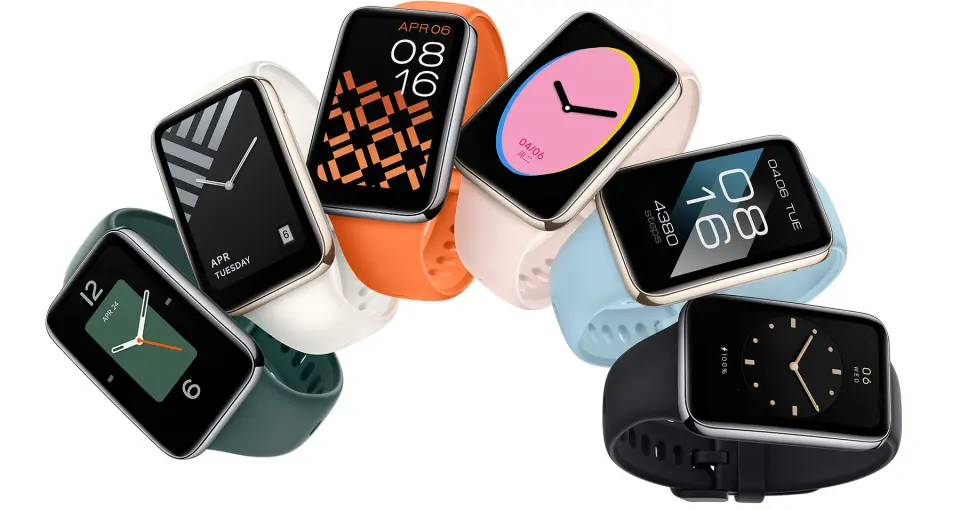 Aktivitetsarmbåndet Smart Band 7 Pro har 1,64-tommers Amoled-skjerm og 12 døgns batteritid. Foto: Xiaomi Aktivitetsarmbåndet Smart Band 7 Pro har 1,64-tommers Amoled-skjerm og 12 døgns batteritid. Foto: Xiaomi